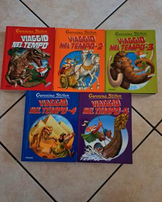 raccolta libri viaggio nel tempo Geronimo Stilton