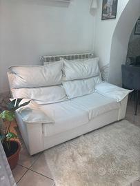 Divano letto con rete elettrosaldata