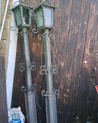 lanterne da giardino fatte a mano ferro battuto