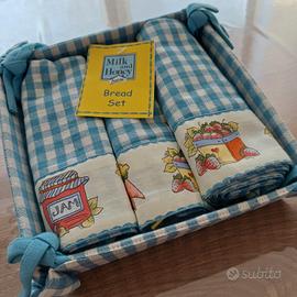 Strofinacci + cestino portapane