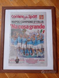 giornale 4 scudetto Napoli