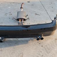 terminale doppio scarico Alfa GTV e paraurti 