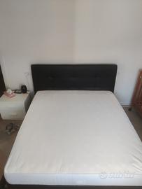 letto matrimoniale contenitore e materasso