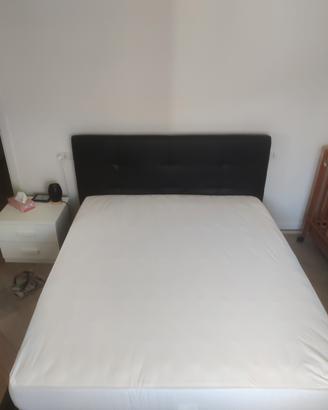 letto matrimoniale contenitore e materasso
