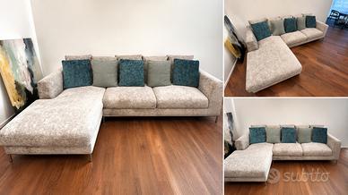 Divano Poltrone e Sofà Maestro con chaise longue