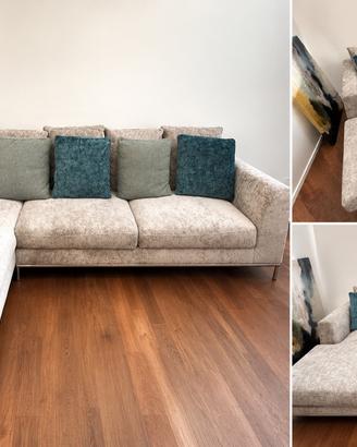 Divano Poltrone e Sofà Maestro con chaise longue