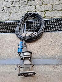 lampada con cavo  e prolunga industriale 