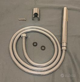 Set doccino doccia o vasca con tubo cromato