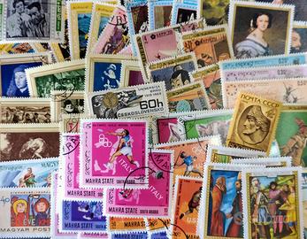 FRANCOBOLLI MONDIALI 500 nuovi ed usati