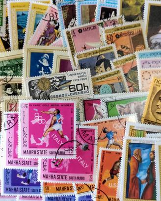 FRANCOBOLLI MONDIALI 500 nuovi ed usati