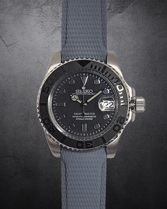 SEIKO MOD, YACHT-MASTER STEALTH, NH35 AUTOMATICO