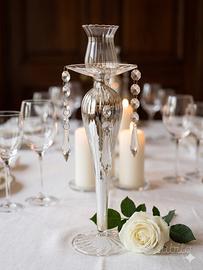 Candeliere in vetro di Murano vintage