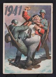 Cartolina illustrata da Gino Boccasile