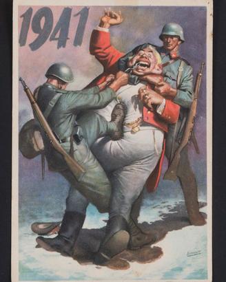 Cartolina illustrata da Gino Boccasile