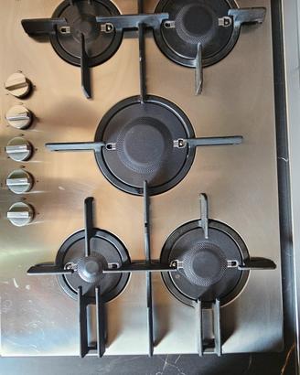 piano cottura 5 fuochi ariston hotpoint