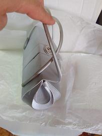 pochette donna argento