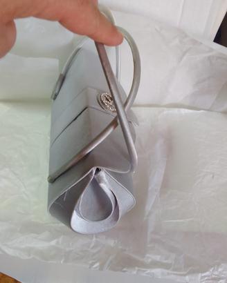 pochette donna argento
