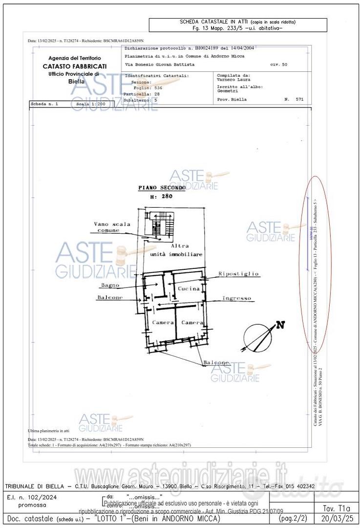 Appartamento – Andorno Micca, Locato Inferiore - Vista 4
