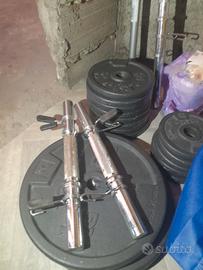 Kit Allenamento Manubri e Bilanciere Domyos - 44KG