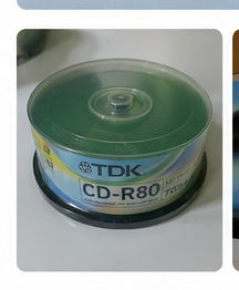 5 confezioni TDK CD-R80 700MB / 80 min nuove