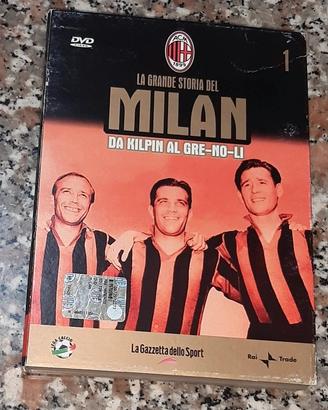 DVD collanaLa Grande Storia del Milan da Kilpin a
