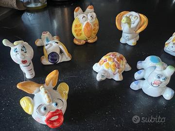 Bomboniere artigianali ceramica dipinte a mano.