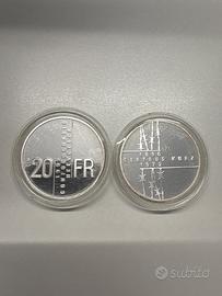 2 x 20 Franchi SWISS Argento