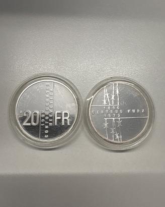 2 x 20 Franchi SWISS Argento
