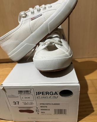 Superga 2750 Cotu Classic bianche n.37 donna
