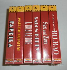 LOTTO 6 FILM VHS COLLEZIONE PANORAMA , TITOLI VARI