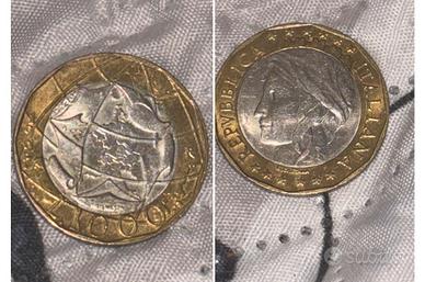 Errore di conio 1000 lire 1997
