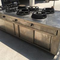 Cucina professionale 8 fuochi