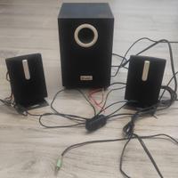 Set altoparlanti per home theatre Labtec Subwoofer
