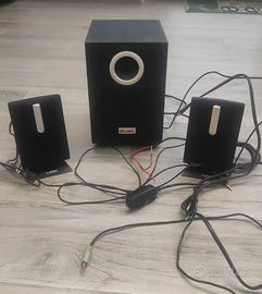 Set altoparlanti per home theatre Labtec Subwoofer