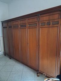 Armadio in legno 6 ante