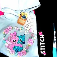 Felpa Leggings Cotone Stitch Blukids Bambina 7 ann