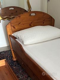 Letto in legno per bambini/ragazzi con cassetto
