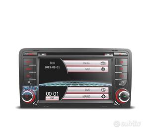 RADIO NAVIGATORE 7" PER AUDI A3 8P 03-12 USB GPS 