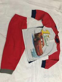 Pigiami bambino 4 - 5/6 - 8/10 in cotone e pile