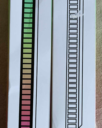 2 Barre Luminose a Ritmo Musicale Luci LED RGB