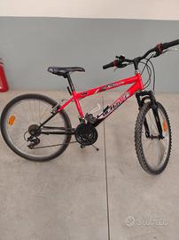 Bici bimbo 24 con cambio e forca ammortizzata