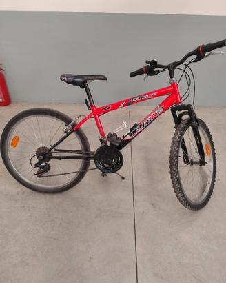 Bici bimbo 24 con cambio e forca ammortizzata