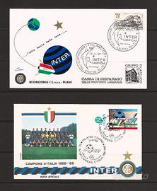 Buste e cartoline filateliche con annulli Inter