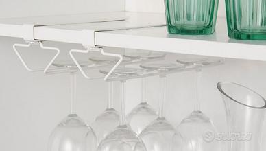 IKEA Coppia portaoggetti multiuso bianco 
