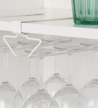 IKEA Coppia portaoggetti multiuso bianco 