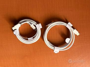 2 Cavi USB-C ricarica rapida 1m - Nylon resistenti