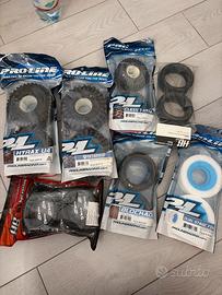 Modellismo RC: Lotto Gomme e Spugne Pro-Line/HB