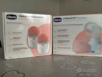 Due tiralatte nuovi Chicco