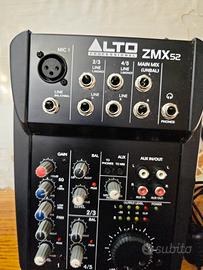 Mixer Alto ZMX52 + Cavi - Inutilizzato