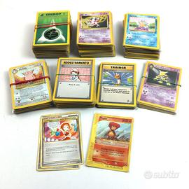 LOTTO CIRCA 390 CARTE POKEMON BASE EVOLVE TRAINER